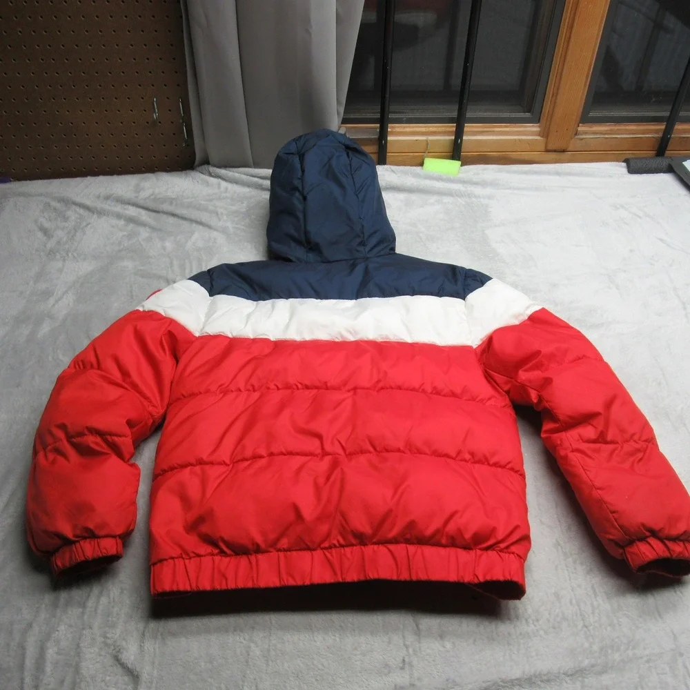 Levis Jacket‎ Youth Large 12-13 Yrs Blue Red THICK Winter Hood Insulated Puffer